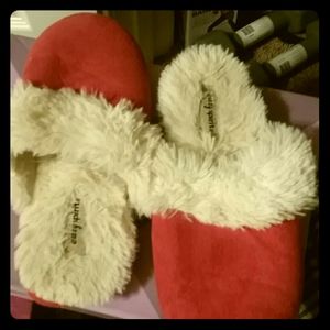 Pink Furry Slippers